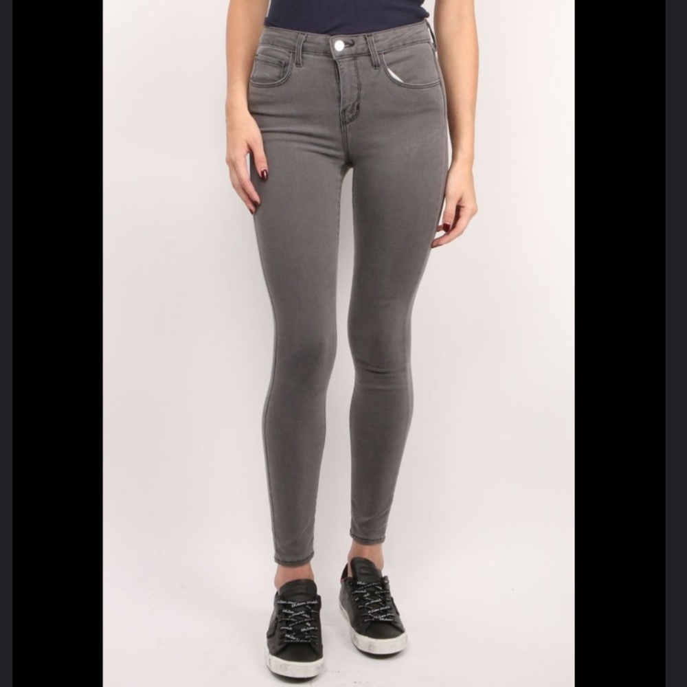 L’agence Margot Cast Iron Jean In Cast Iron 24
